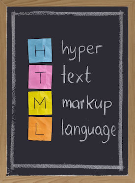 HTML = HyperText Markup Language