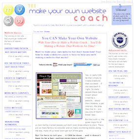 My web site homepage